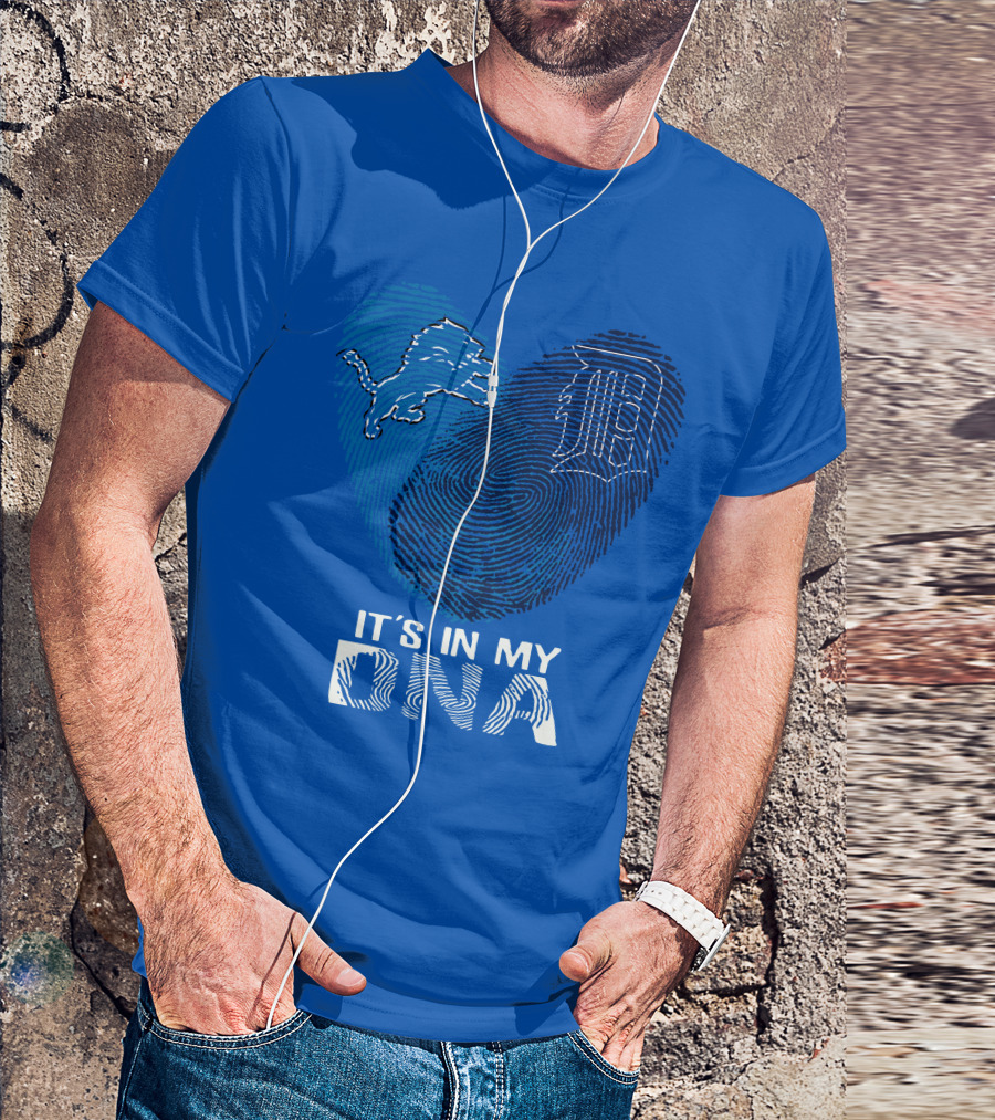 Detroit Lions Heart It's In My Dna T-Shirt