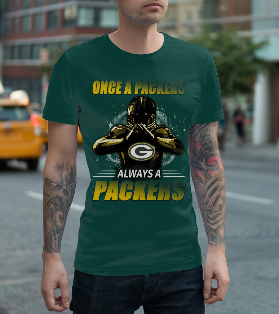 Once A Packers Always A Packers Green Bay Packers 38 T-Shirt