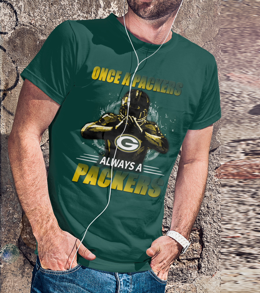 Once A Packers Always A Packers Green Bay Packers 38 T-Shirt