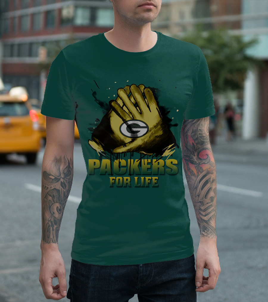 Packers For Life Green Bay Packers T-Shirt