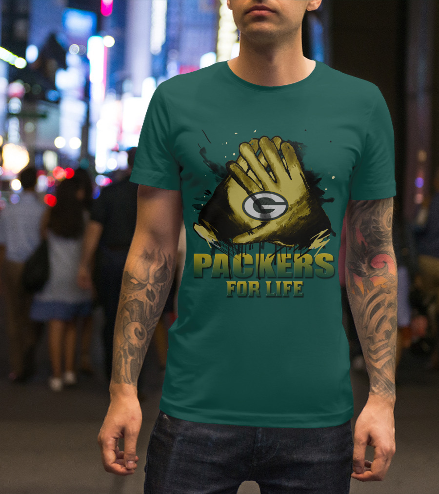 Packers For Life Green Bay Packers T-Shirt