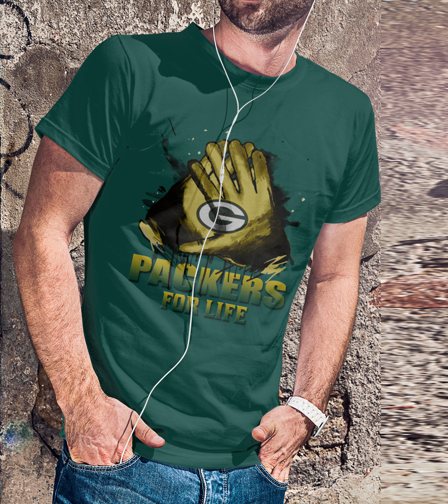 Packers For Life Green Bay Packers T-Shirt