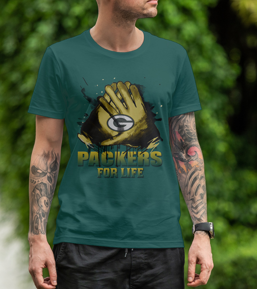 Packers For Life Green Bay Packers T-Shirt