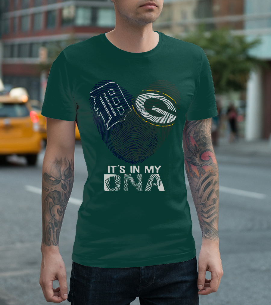It's In My Dna Green Bay Packers 86 T-Shirt