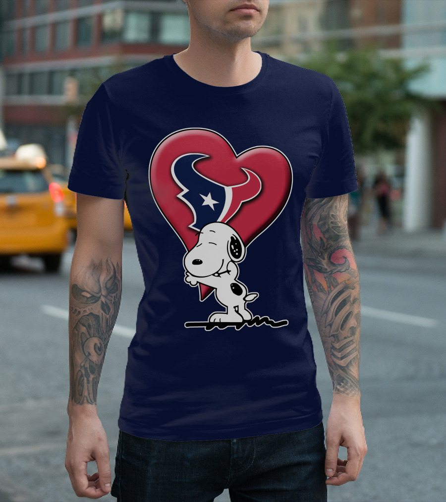 Snp Houston Texans Heart Embrace T-Shirt