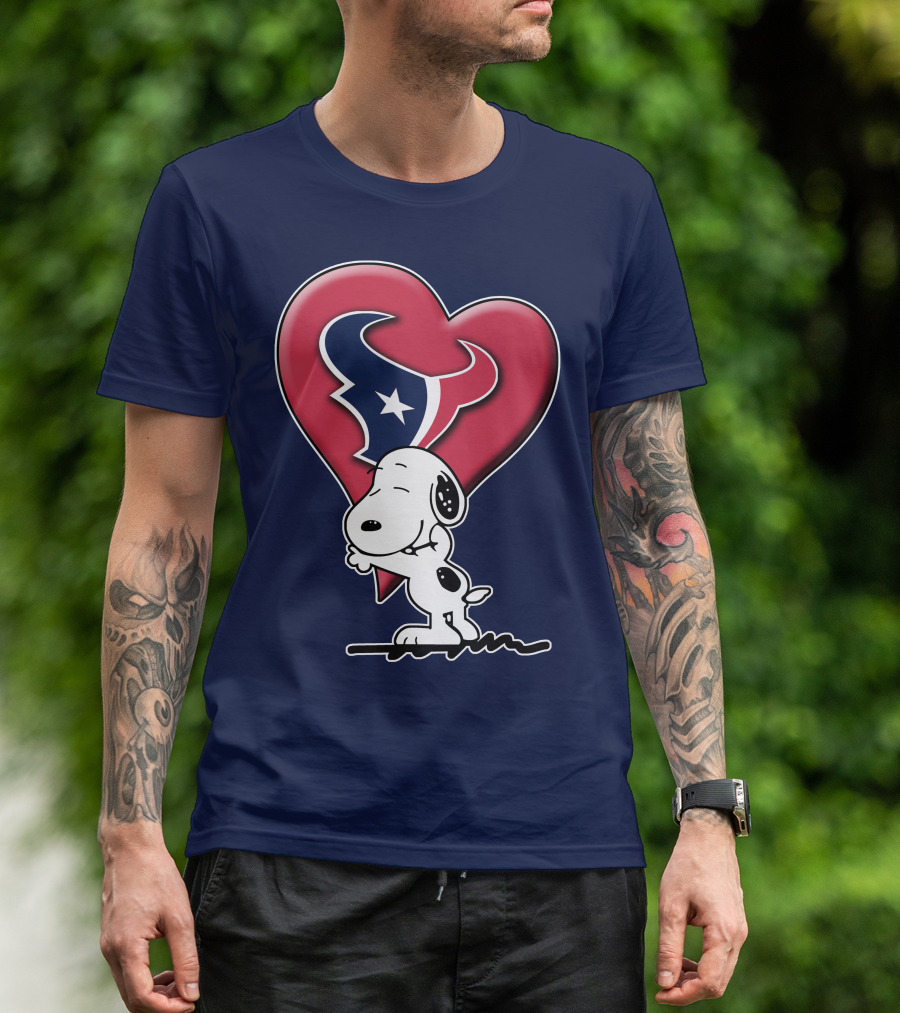 Snp Houston Texans Heart Embrace T-Shirt