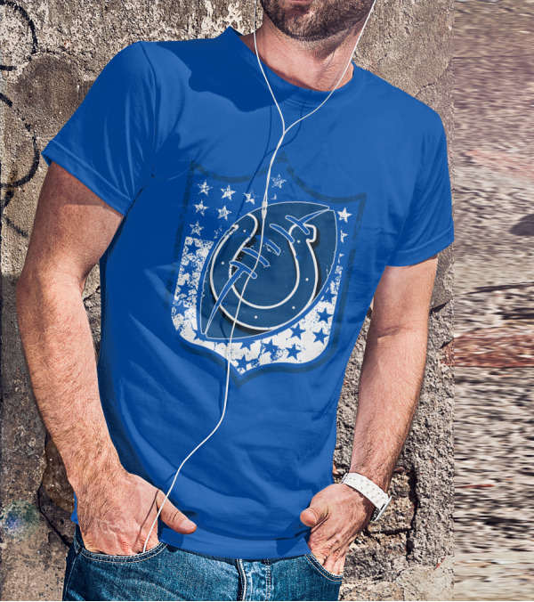 Indianapolis Colts Football Stars Shield T-Shirt