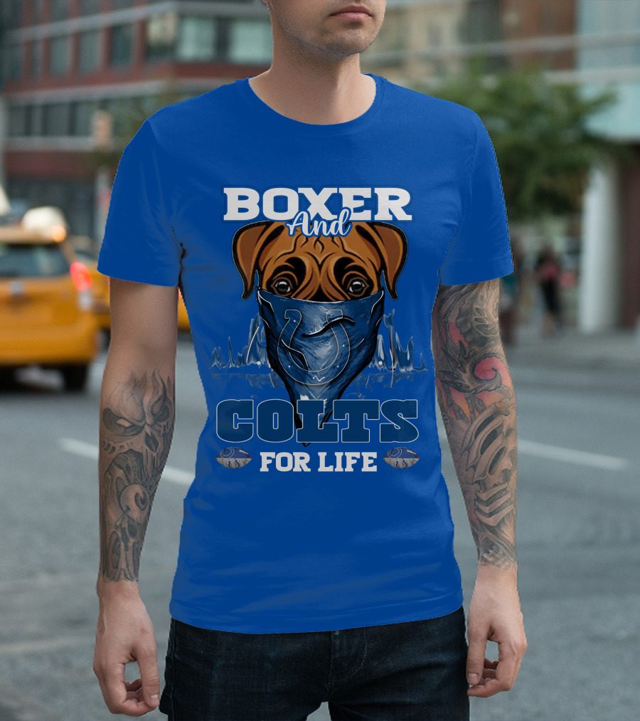 Boxer And Colts For Life T-Shirt