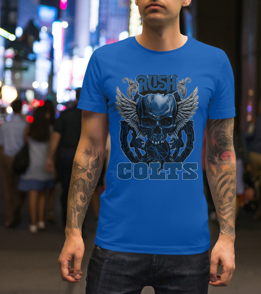 Rush Colts Skull Wings T-Shirt