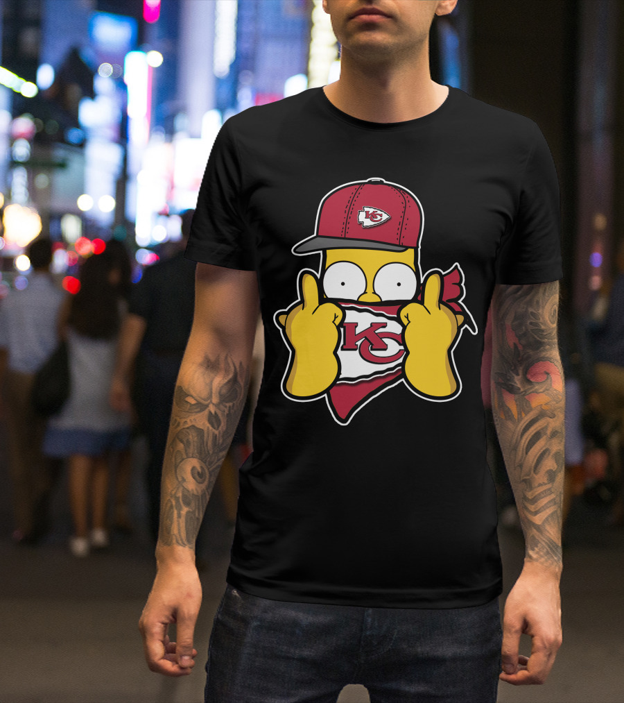 Kansas City Chiefs Homer Simpson T-Shirt