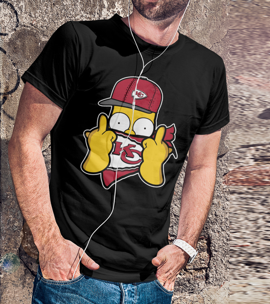 Kansas City Chiefs Homer Simpson T-Shirt