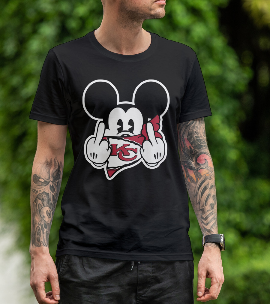 Kansas City Chiefs Kc Logo Gesture T-Shirt