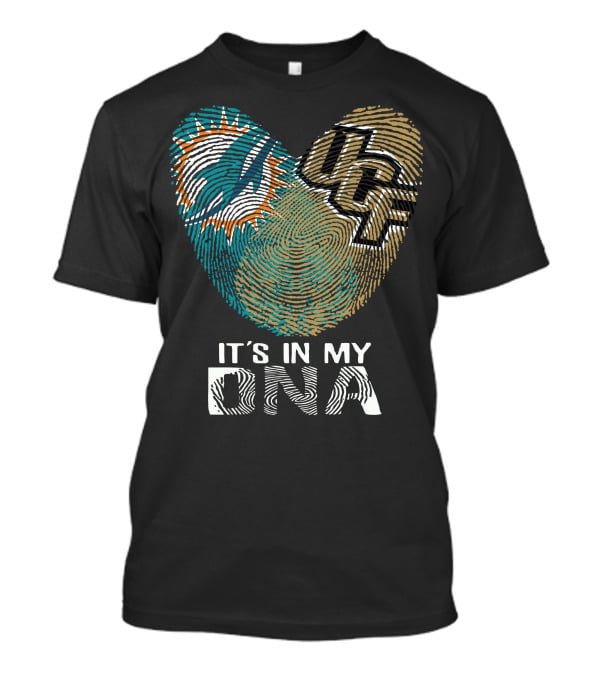 Miami Dolphins Ucf It's In My Dna T-Shirt