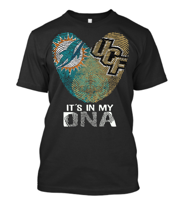 Miami Dolphins Ucf It's In My Dna T-Shirt