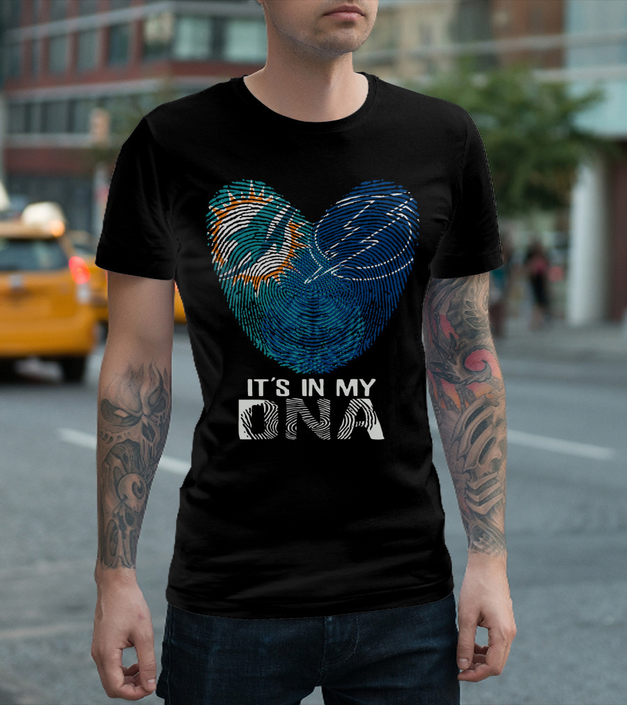 It's In My Dna Miami Dolphins T-Shirt