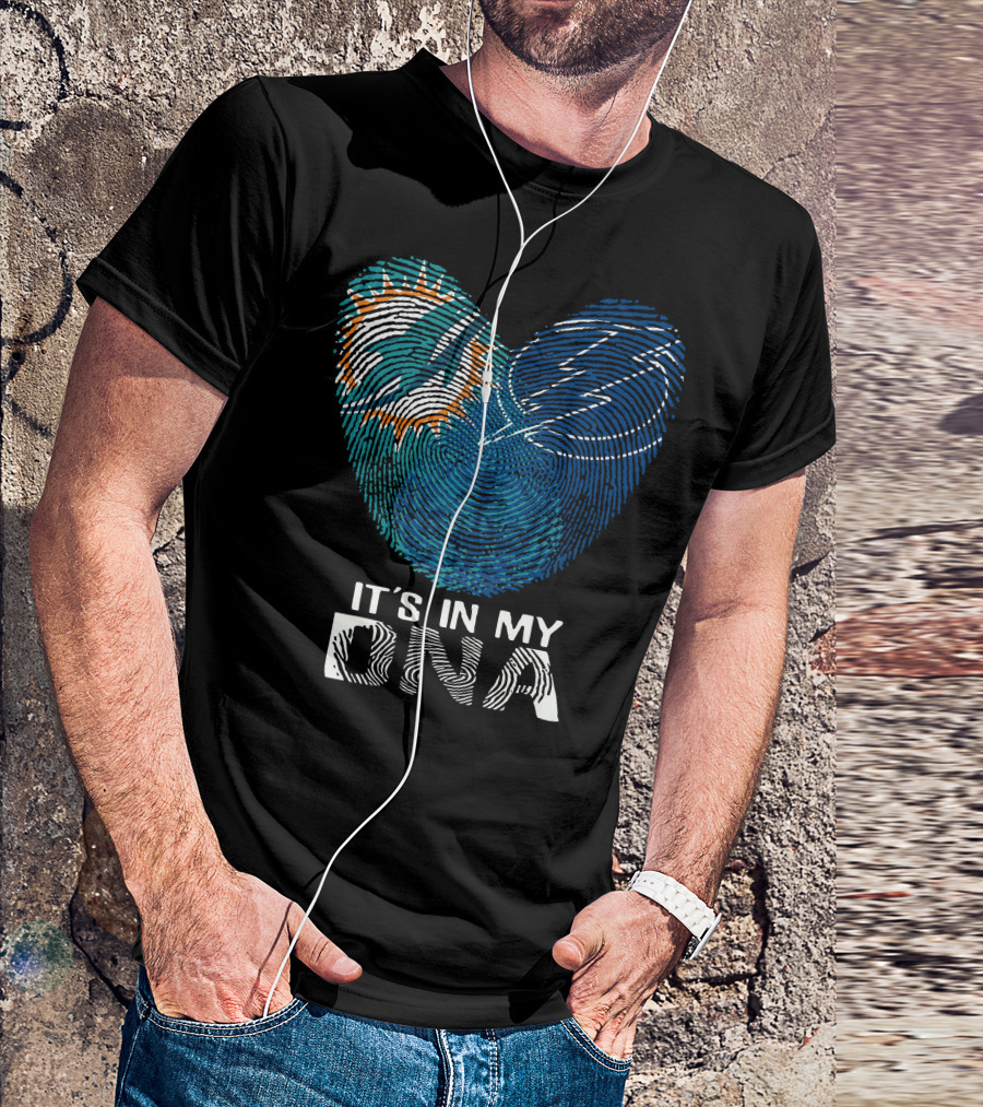 It's In My Dna Miami Dolphins T-Shirt