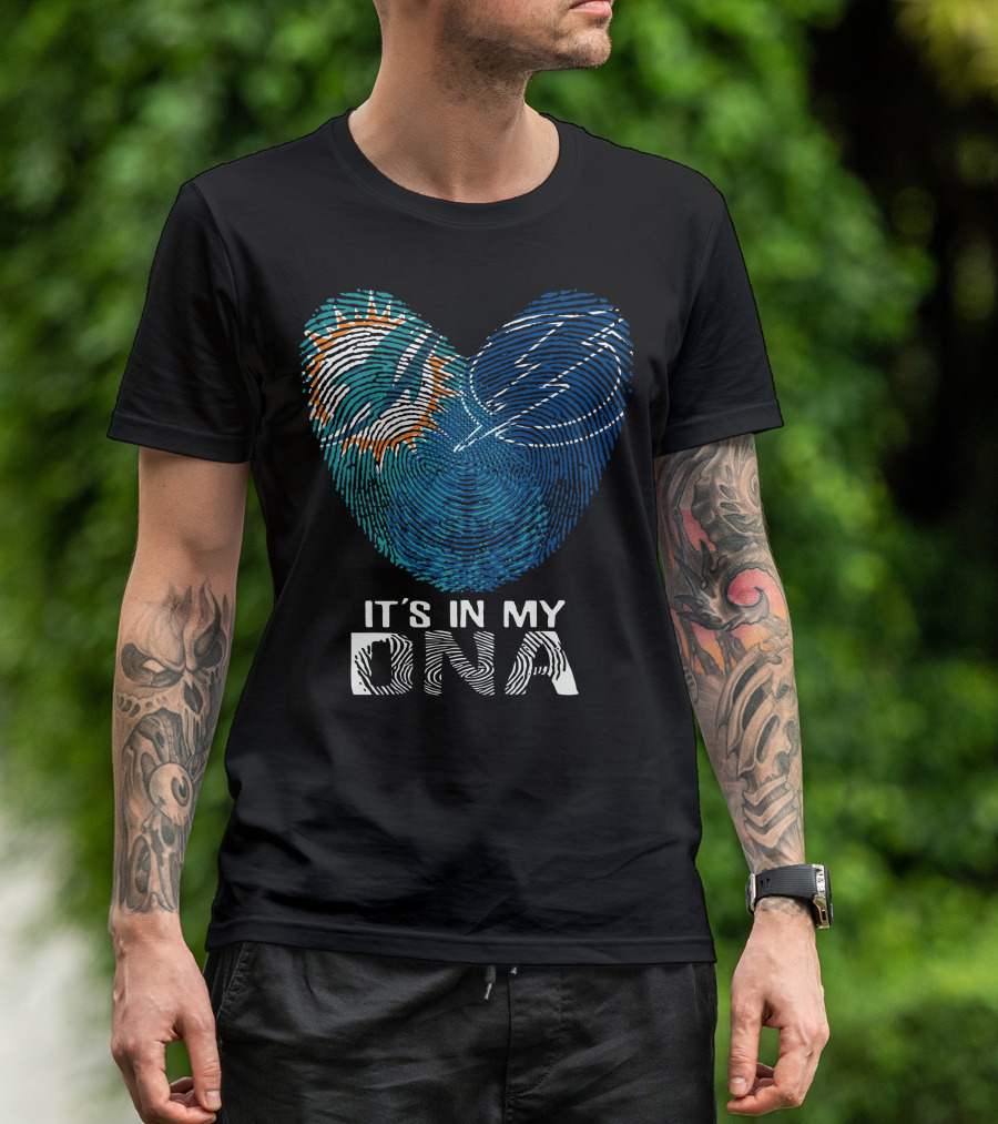 It's In My Dna Miami Dolphins T-Shirt
