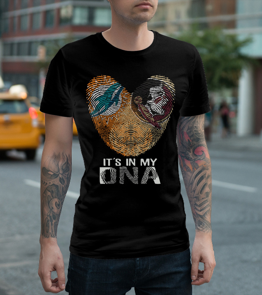 Miami Dolphins Seminoles It's In My Dna T-Shirt