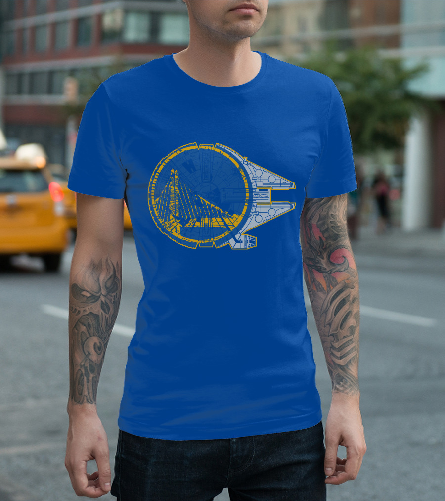 Golden State Warriors Millennium Falcon T-Shirt