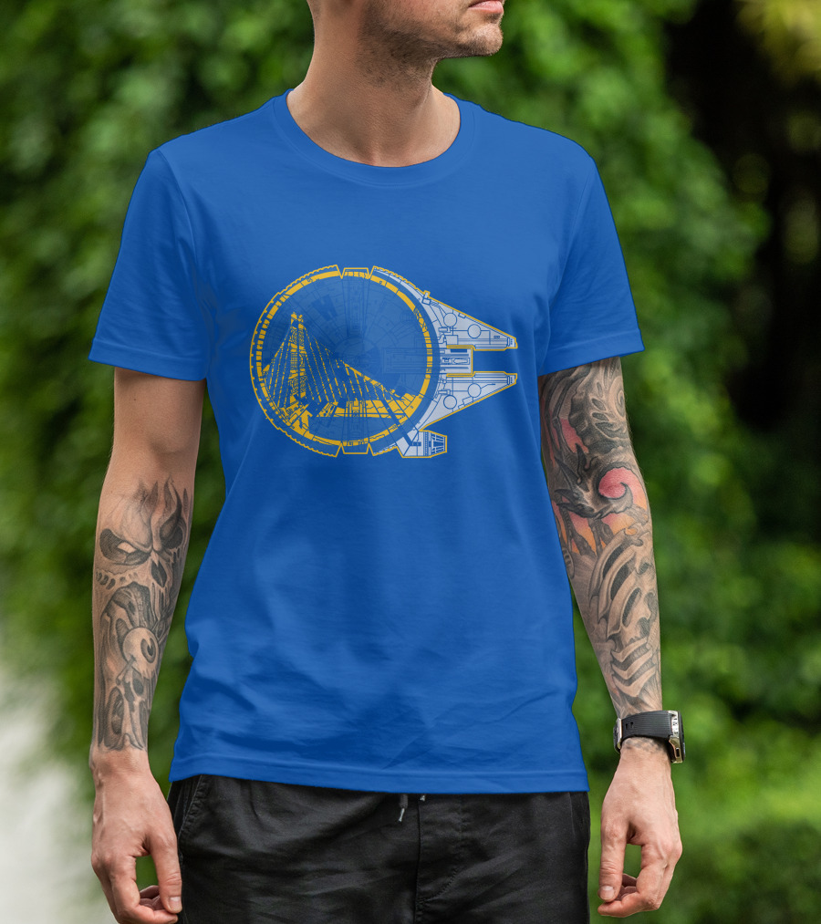 Golden State Warriors Millennium Falcon T-Shirt
