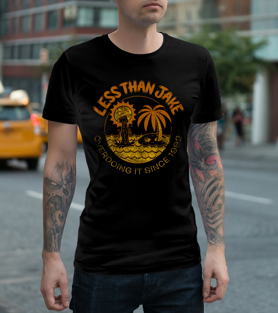 Less Than Jake Overdoing It Since 1992 Party Sun T-Shirt