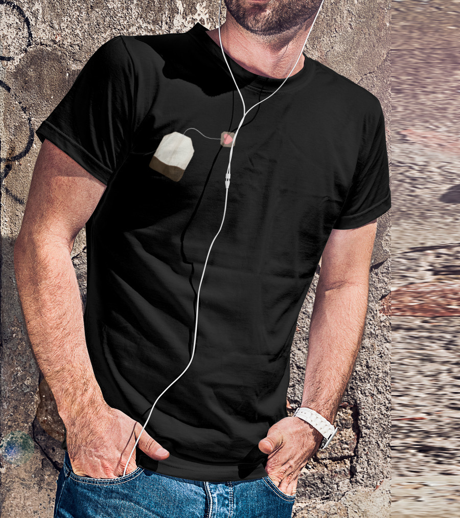 Tea Bag With Heart Tag T-Shirt