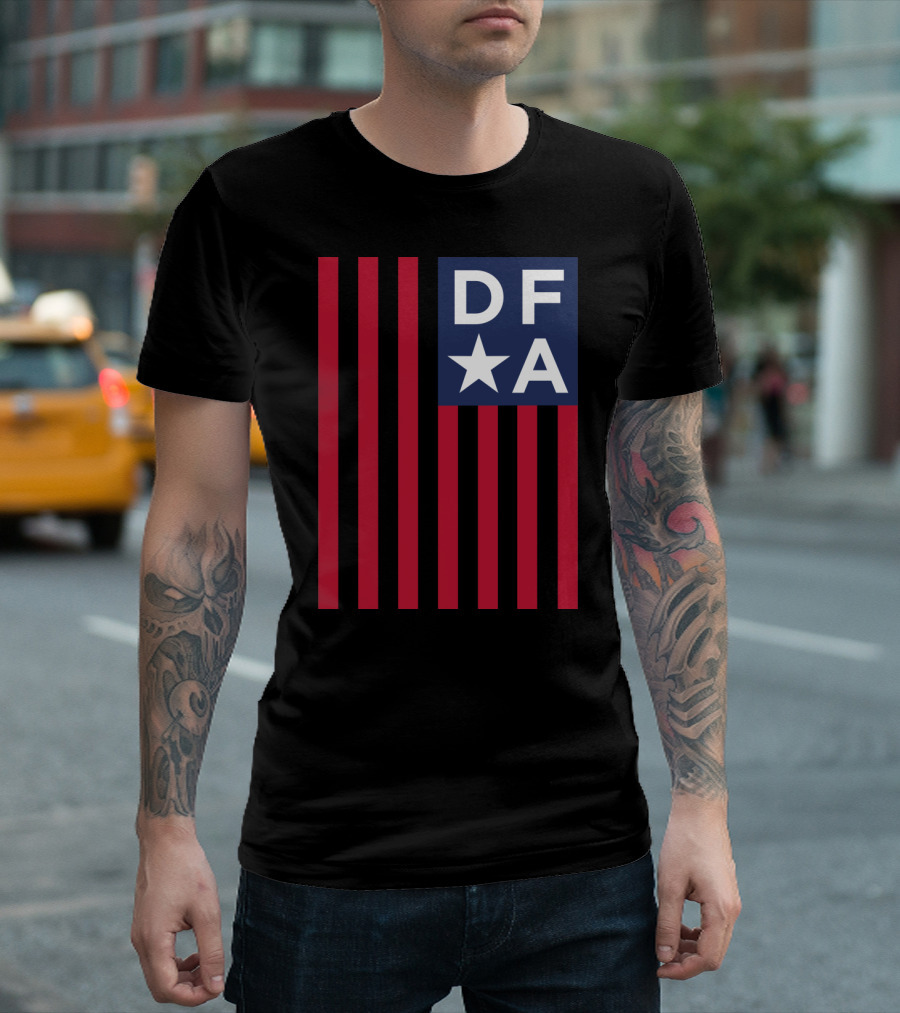 DFA Star And Stripes Flag T-Shirt