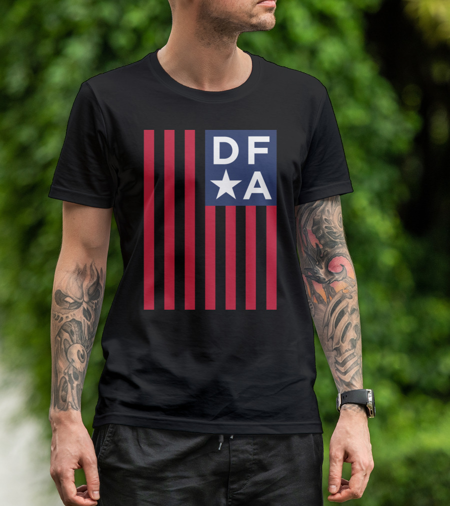 DFA Star And Stripes Flag T-Shirt