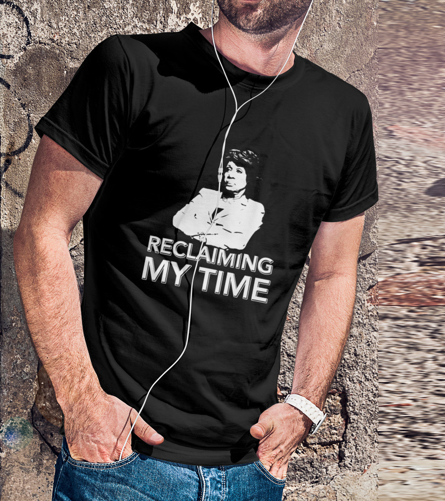 Reclaiming My Time Powerful Figure With Arms Crossed Iconic T-Shirt