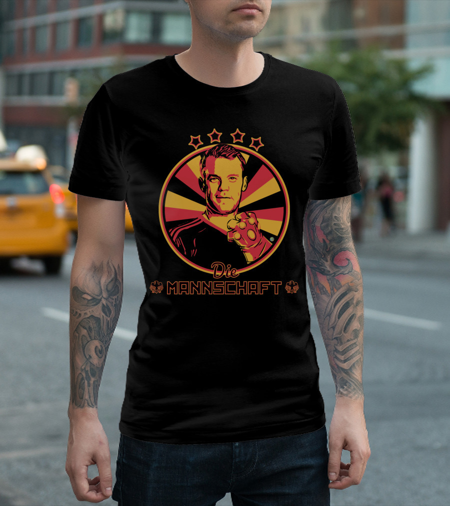 Die Mannschaft Gauntlet Stars Emblem T-Shirt