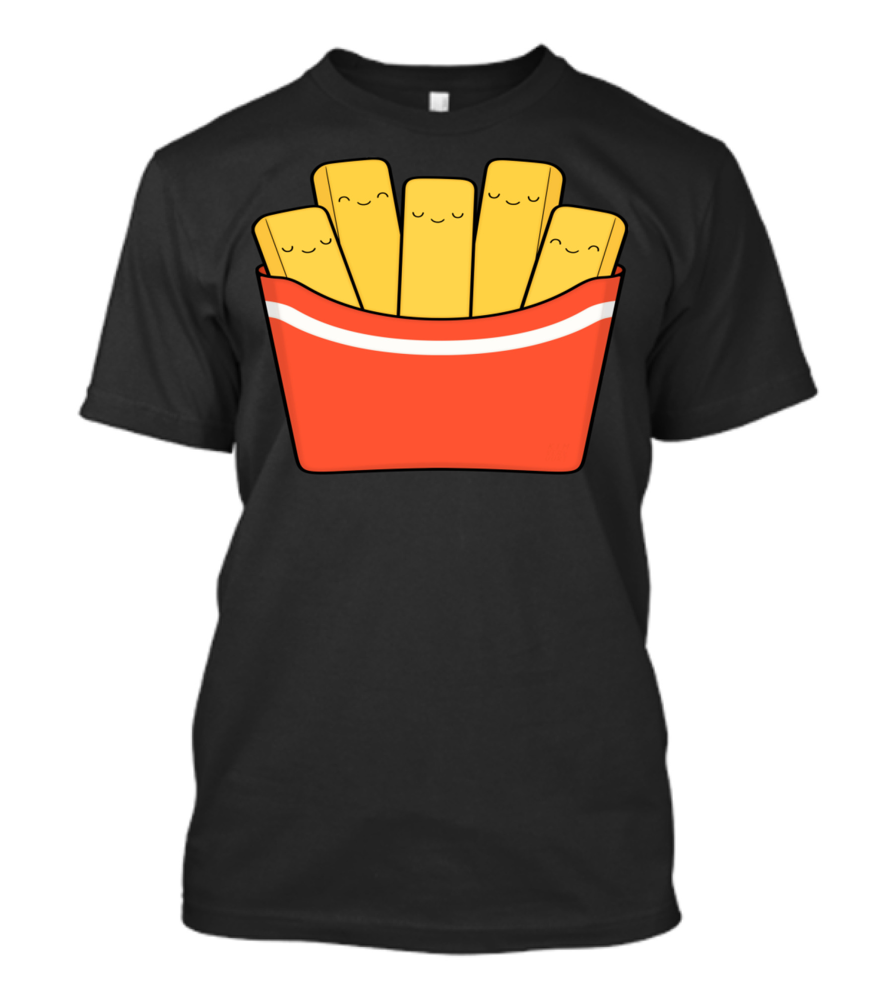 Happy Smiling Best Fries Pack T-Shirt
