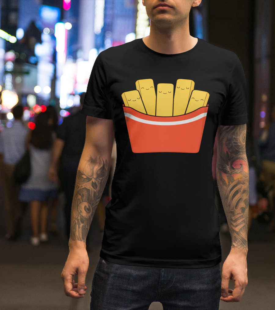 Happy Smiling Best Fries Pack T-Shirt