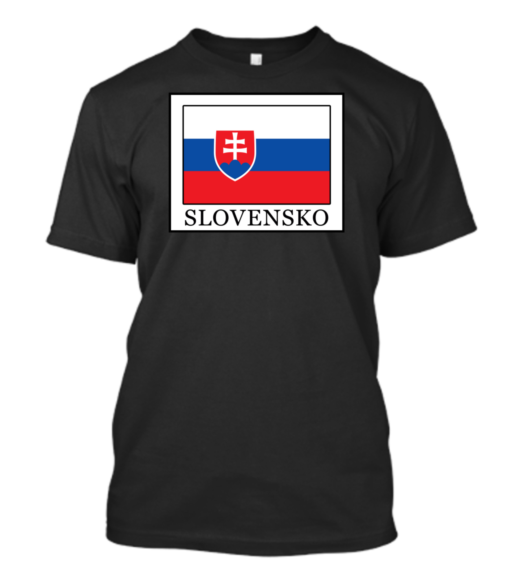 Slovensko Coat Of Arms Flag T-Shirt