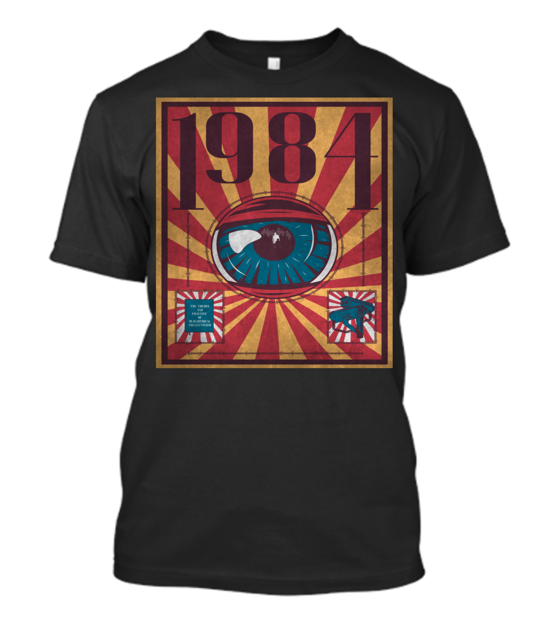 1984 Dystopia Big Brother Eye Symbol T-Shirt
