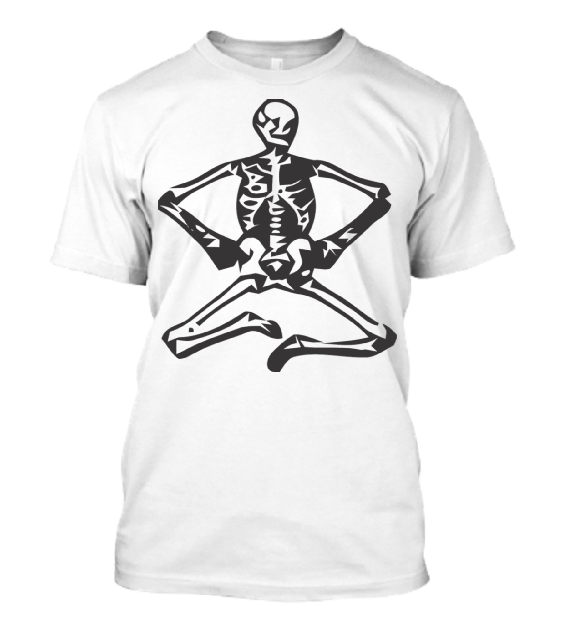 Human Skeletons Sitting Pose T-Shirt