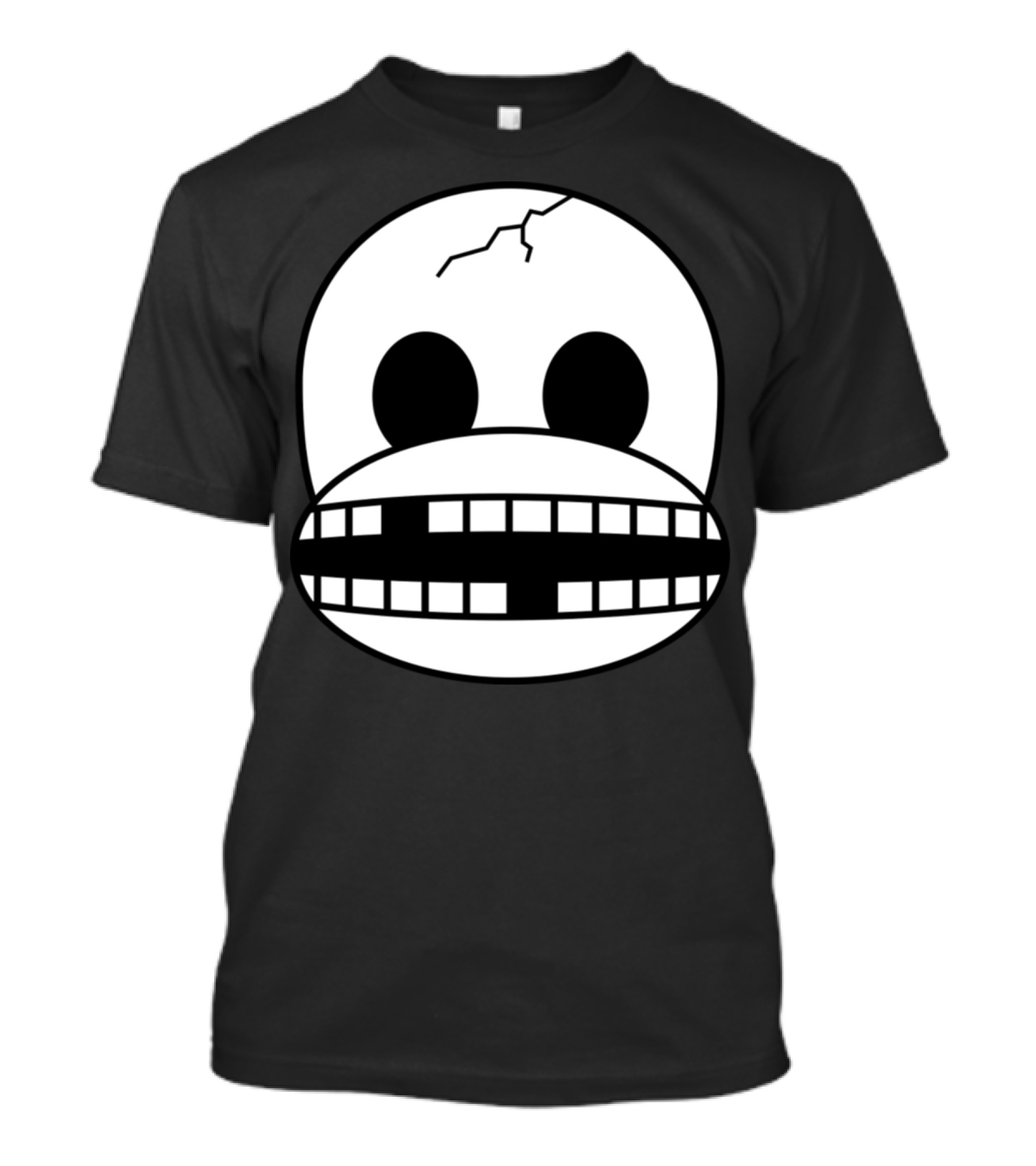 Kaws Halloween Skeleton Monkey Face T-Shirt