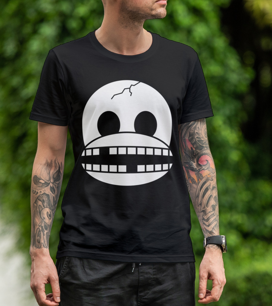 Kaws Halloween Skeleton Monkey Face T-Shirt
