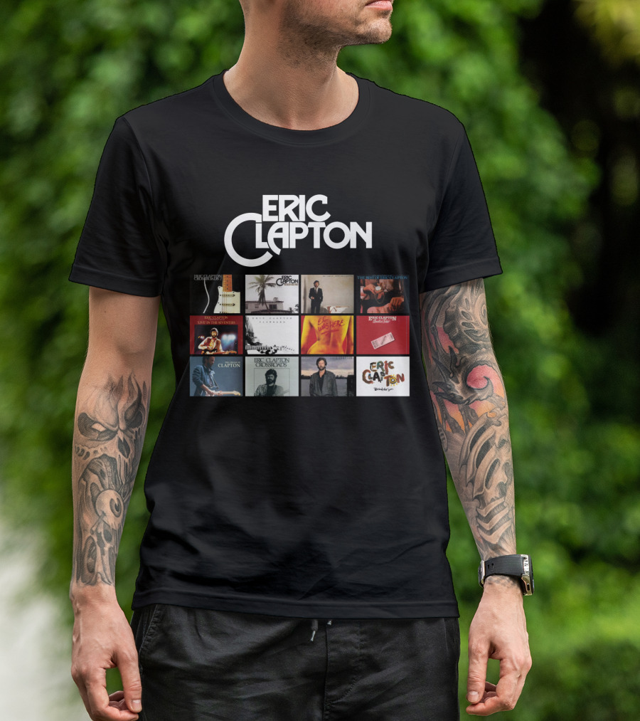 Eric Clapton Album Collection Essentials T-Shirt