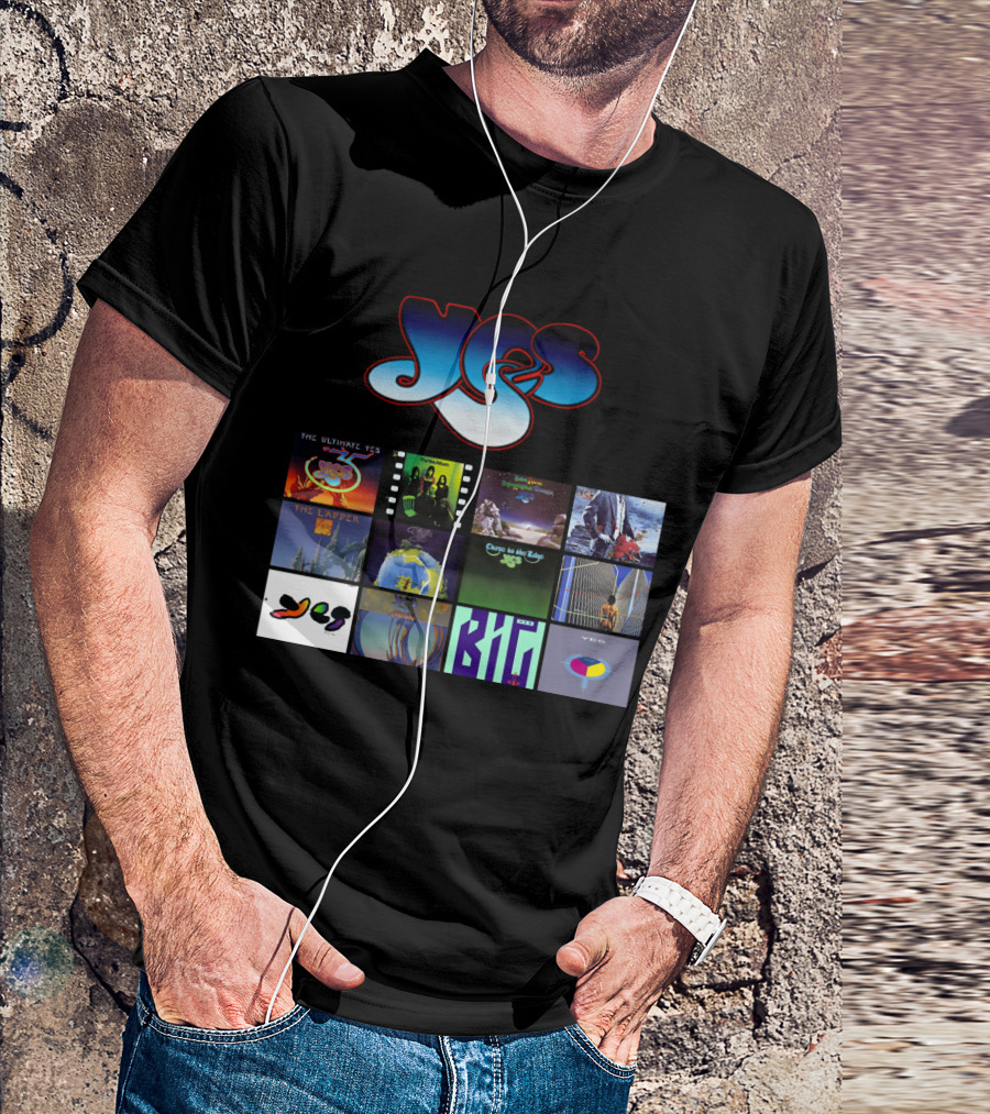 Yes Band Album Collection Highlights Classic Covers And Iconic T-Shirt