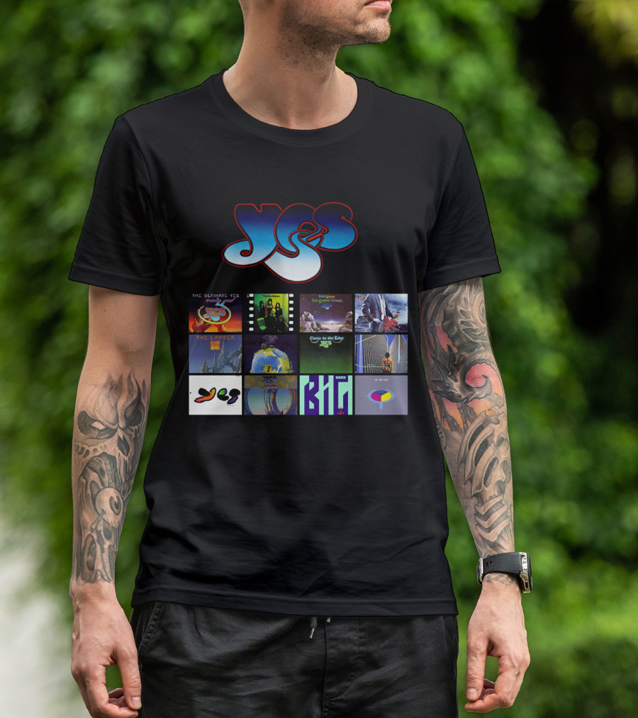 Yes Band Album Collection Highlights Classic Covers And Iconic T-Shirt