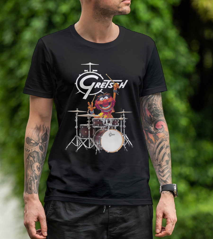 The Muppet Show Animal With Gretsch Drums T-Shirt