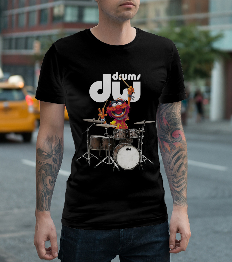 The Muppets Animal DW Drums T-Shirt