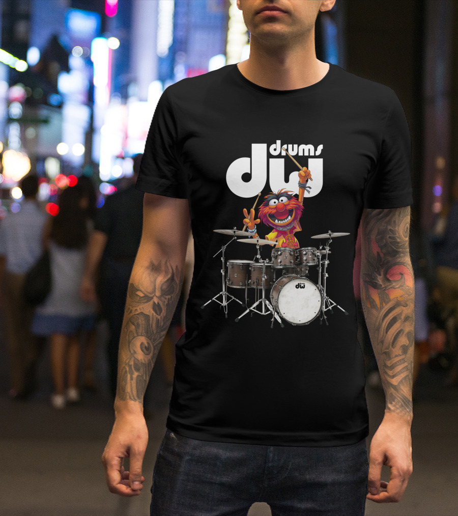 The Muppets Animal DW Drums T-Shirt