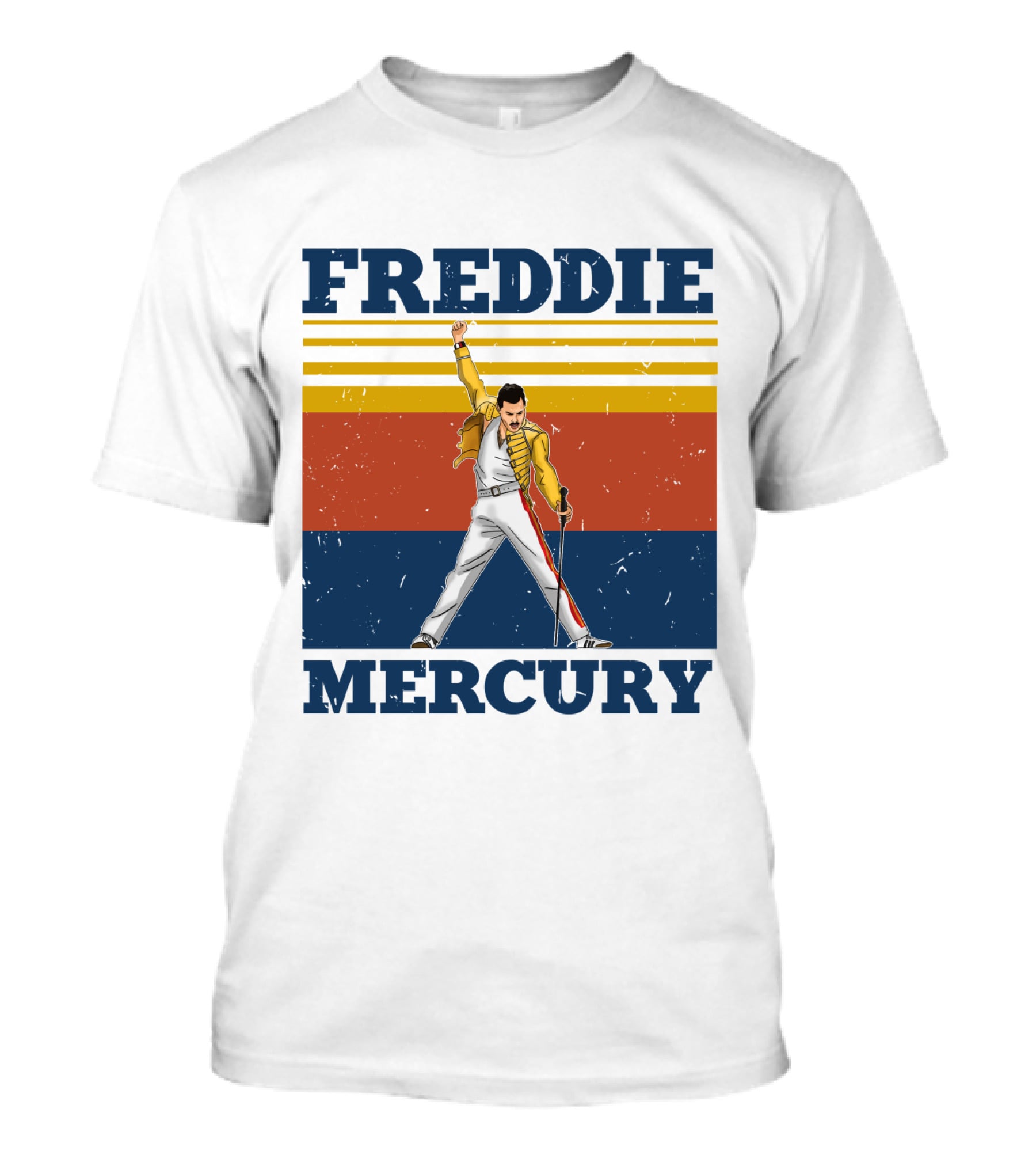 FREDDIE MERCURY Yellow Jacket T-Shirt