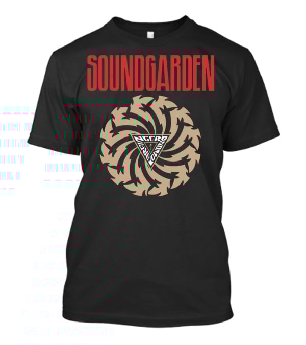 Soundgarden Badge Black Hole Sun Aesthetics T-Shirt