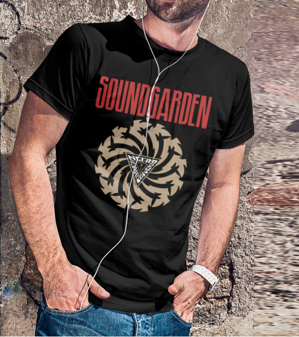 Soundgarden Badge Black Hole Sun Aesthetics T-Shirt
