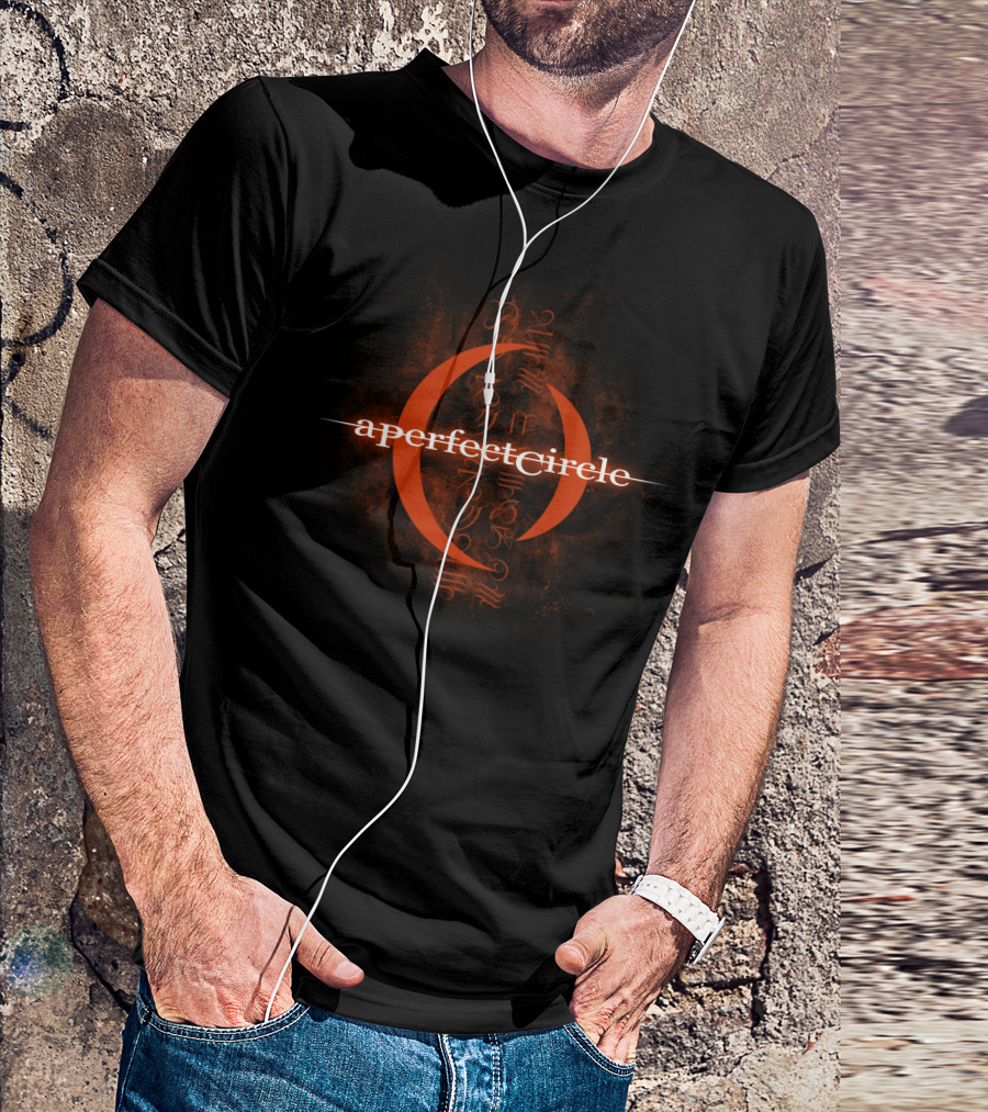 Aperfect Circle Band Logo Red Eclipse T-Shirt