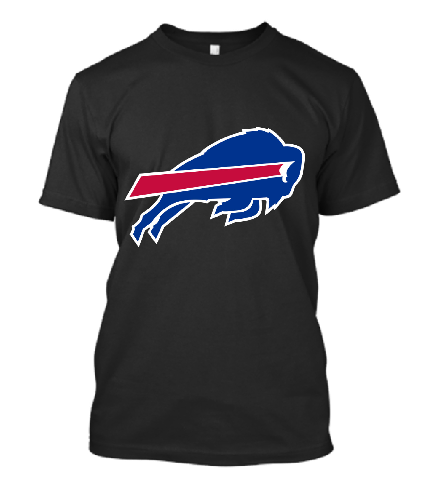 Buffalo Bills Bold Blue And Red Charging Buffalo T-Shirt