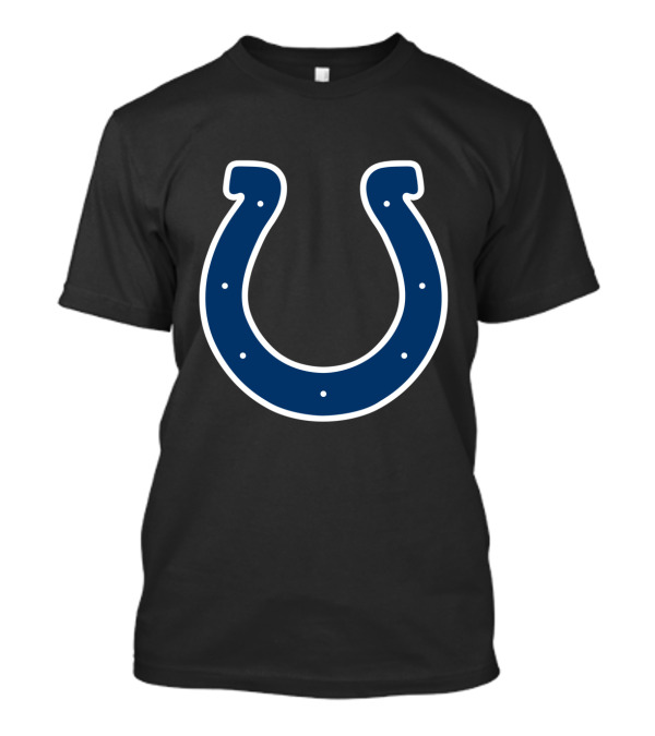 Indianapolis Colts Blue Horseshoe Logo NFL T-Shirt