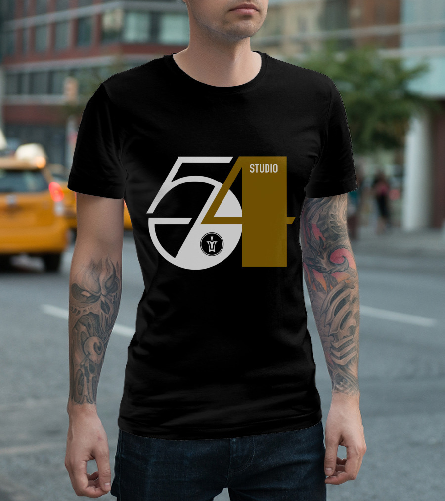 STUDIO 54 DISCO WITH VINTAGE STYLE RECORD LABEL T-Shirt